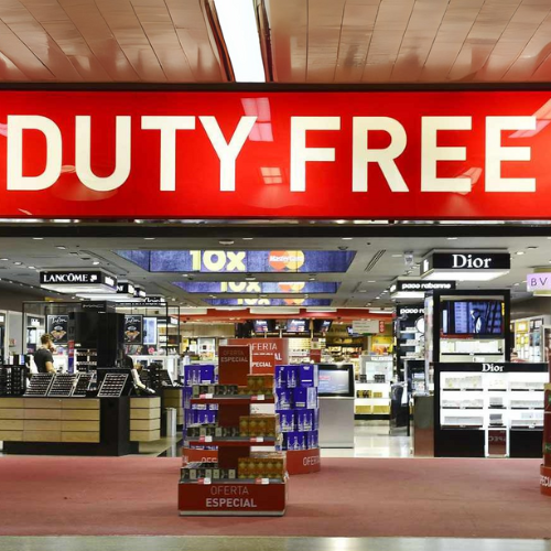 Compras no Duty Free no trajeto da Lua de Mel